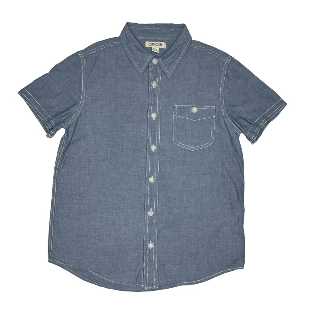 Cherokee Chambray Button‎ Up Shirt